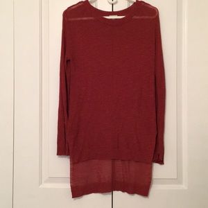 Cremieux long sleeve shirt in Brick Red color